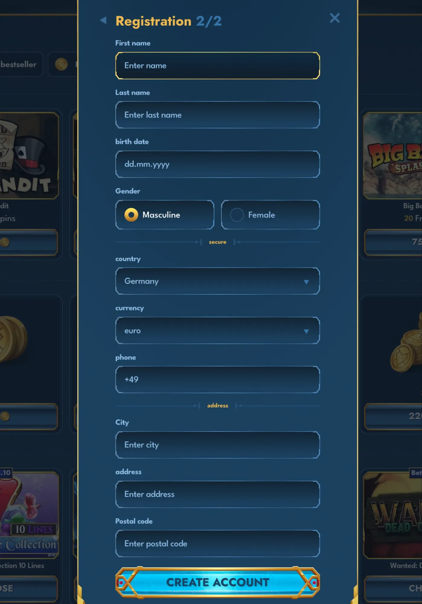 casea casino login